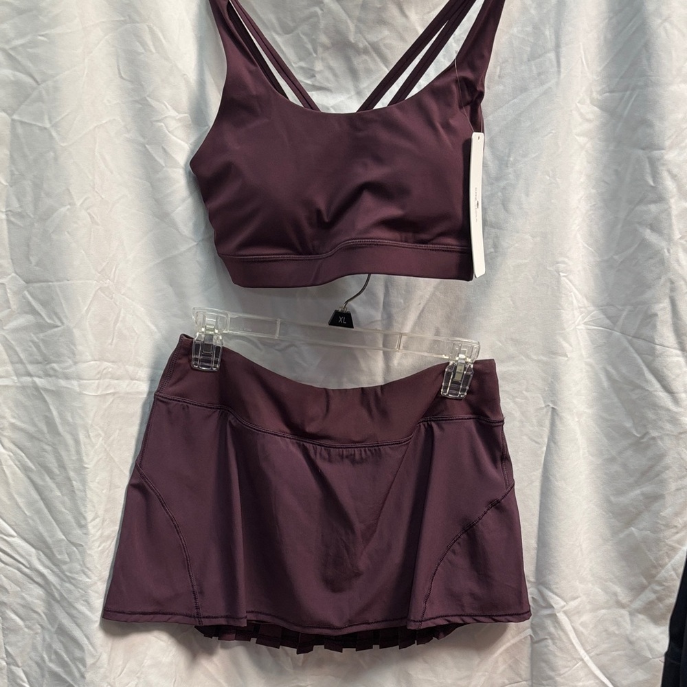CRZ YOGA Maroon Activewear Set